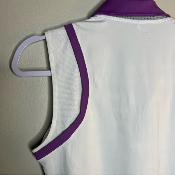 Nike Golf Tour Performance Printed Sleeveless Polo Top‎ - Image 7