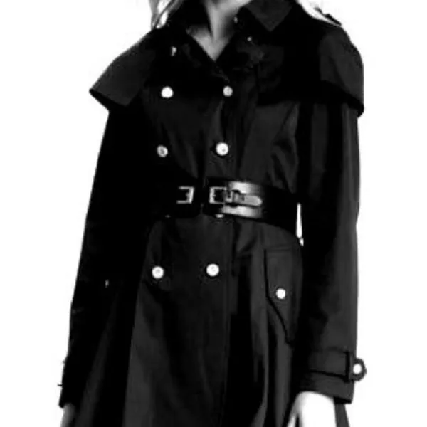 NWT Bebe Black Trench Coat - Image 2