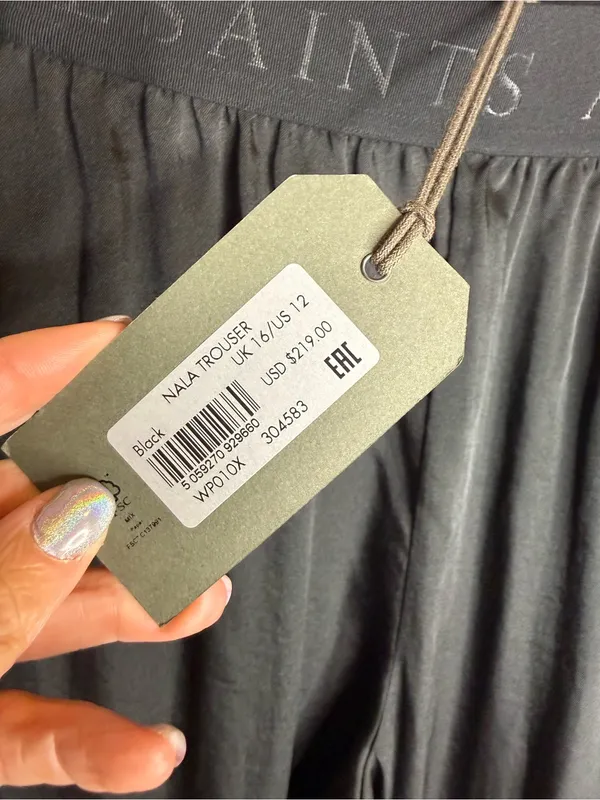 All Saints Nala lightweight pull on trousers - Image 5