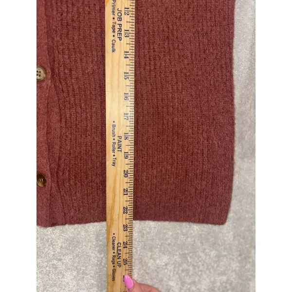 The Commons Large Rust‎ Cardigan Soft Juniors Large Nylon Acrylic - Image 5