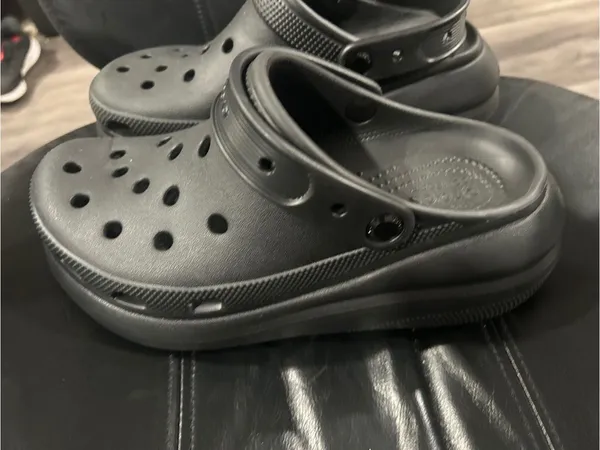 CROCS Black Slip-On Clog Sole - Image 4