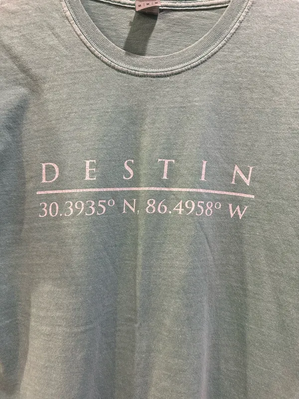 Comfort Colors Gildan Destin Florida Short Sleeve Logo Tee - Image 3