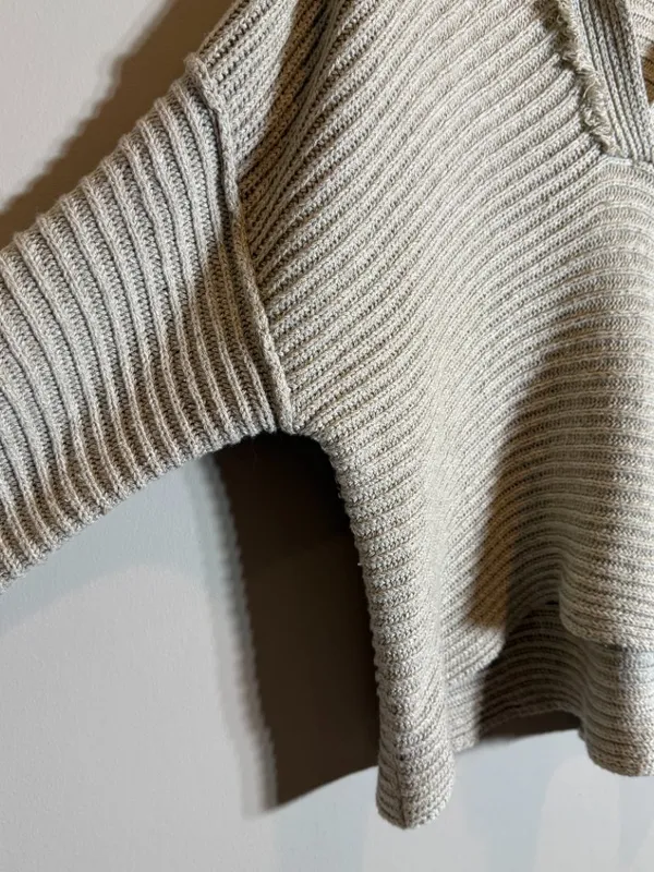 Free People Marlie Pullover Sweater Women's Small Pebble Collared Bohemian NWOT - Image 10