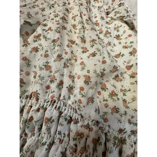 Women's 1.State Rosettes Printed Smocked Waist Top NWT size 2X Cottage Boho Core - Image 6