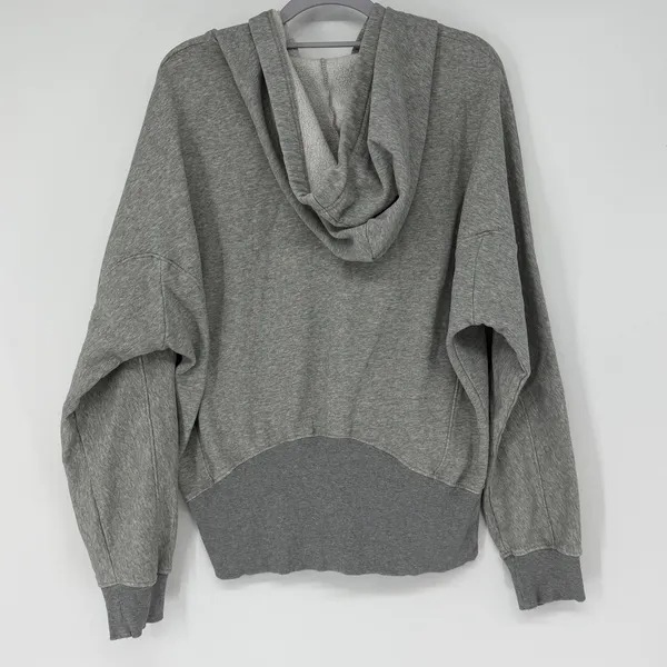 Free People Movement‎ Gray Half Zip Hoodie Sweatshirt Small Athleisure - Image 2