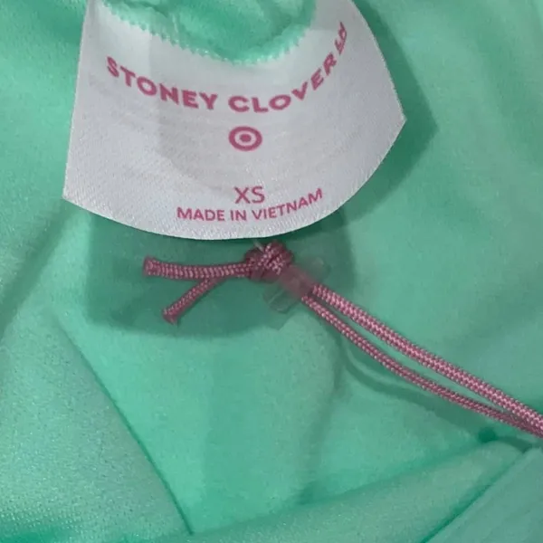 NWT Stoney Clover X Target Mint‎ Green Ribbed High Waist High Leg Bikini Bottoms - Image 6