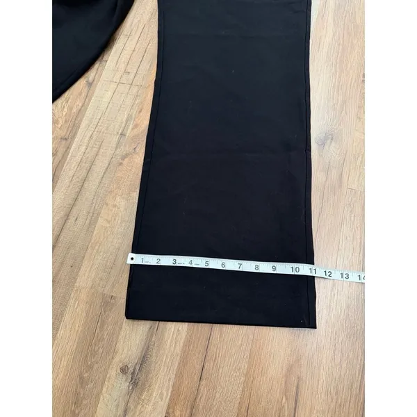 BYLT Premium Basics Black Wide Leg High Rise Pants Women's L Stretch‎ Career - Image 11