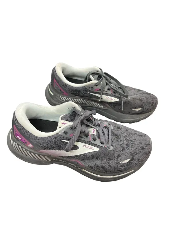 Brooks Adrenaline 23 wms gray black wallking running sneakers sz 7D SKU 10-442 - Image 3