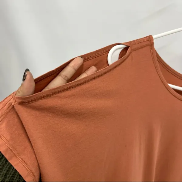 Lululemon size 12 Canyon Rock Renew The Day T Shirt Pima cotton blend - Image 5