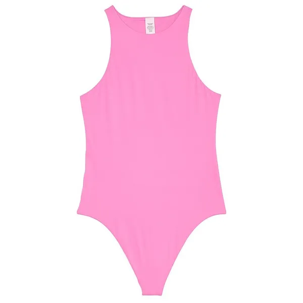 NWT Victoria's Secret with FeatherSoft Innovation Tank Pink Bodysuit Size:Large‎ - Image 3