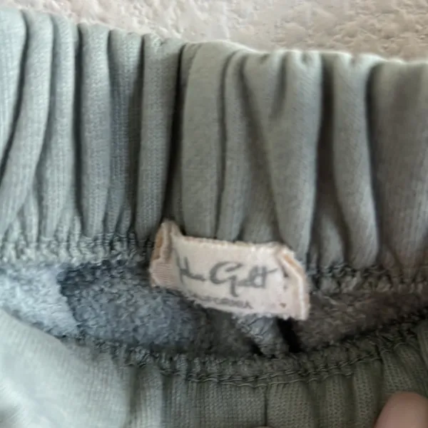 Brandy Melville John Galt Green Sweatpants Joggger Pants Thick Cotton OS/Small - Image 4