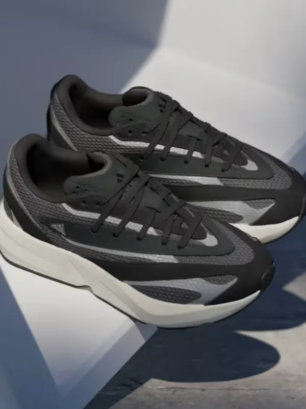 NEW adidas Lightblaze Running Inspired Shoe Women’s size 10 Black Silver Gray - Image 3