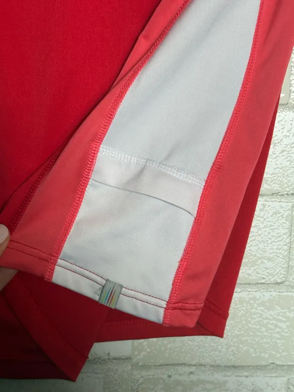 Women's Red Performance Athletic Tee - Image 3