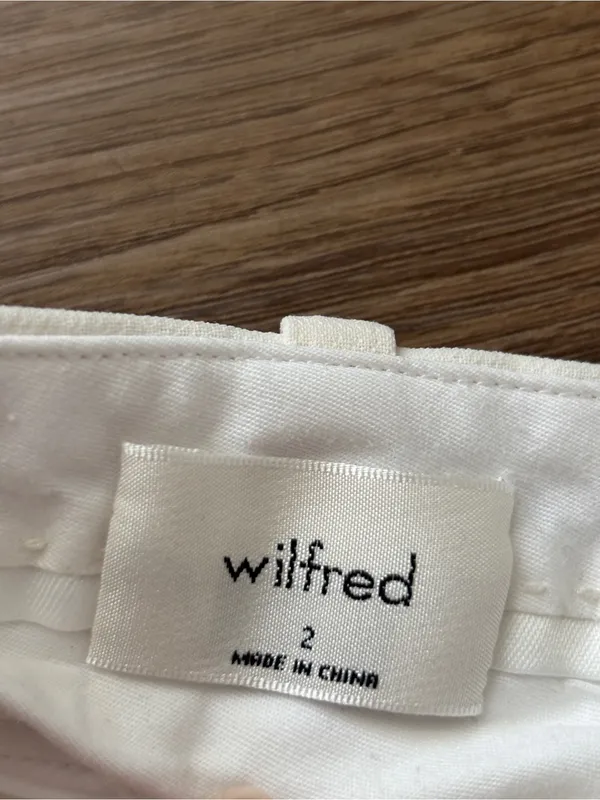 Wilfred Aritzia Cream Effortless Pant Size 2 - Image 2