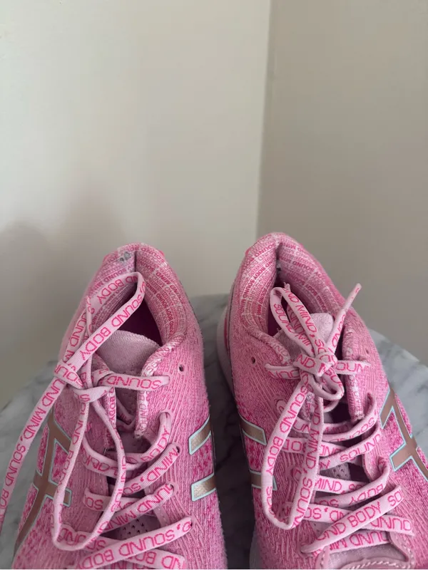 ASICS Gel Nimbus 24 LE Women’s Size 9 Cotton Candy Rose Gold Pink Running Shoes - Image 7