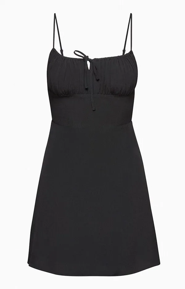 Aritzia Black Mini Dress - Image 3