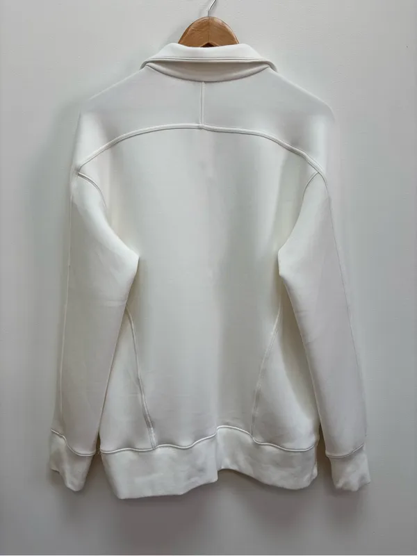 NEW SPANX AirEssentials Luxe Half Zip Sweatshirt Tunic in Powder M - Image 10