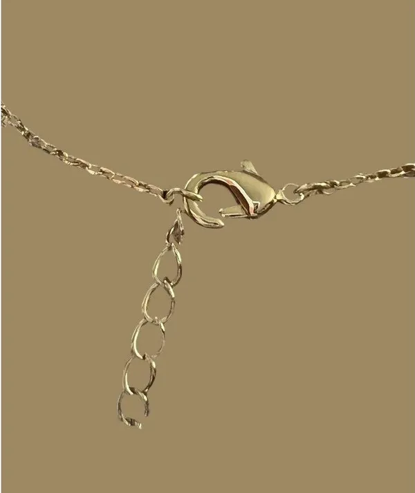 New Directions Gold Tone Necklace Faith Bar Silver Tone Cross Rhinestone 21" NWO - Image 4