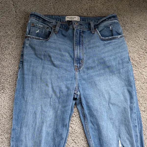 Abercrombie & Fitch Ankle Straight Ultra High Rise Jeans Size 29/8R - Image 2