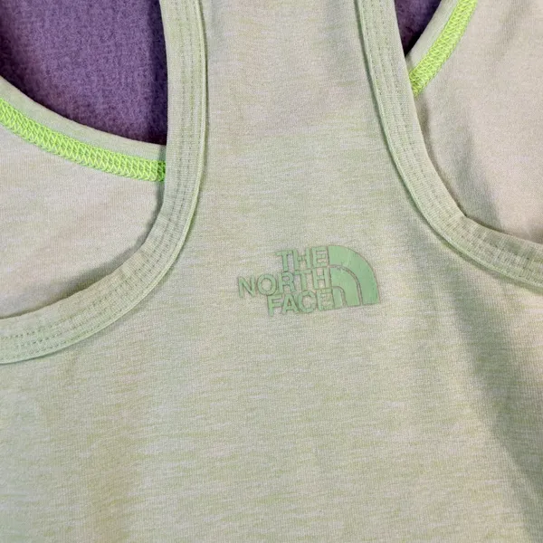 The North Face Womens Lime Green Heather Racerback Athletic Tank Top Medium - Image 7