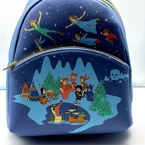 NEW Loungefly Disney Peter Pan Never Land Mini Backpack - Image 11