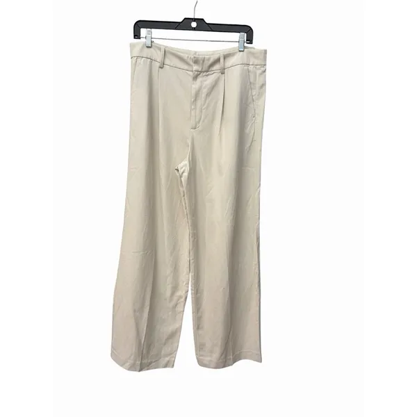 Madewell Pants Women's 8 Slouchy Straight Drapey Twill Muted Stone New #CCC9-9 - Image 3