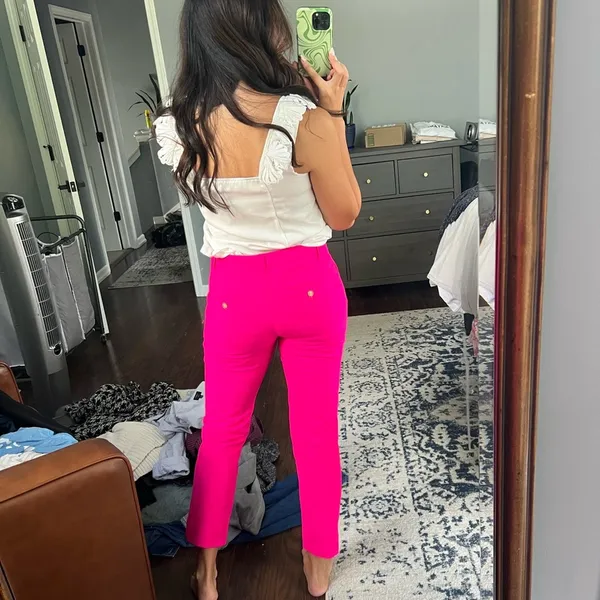 Banana Republic Pink Dress Pants - Image 8