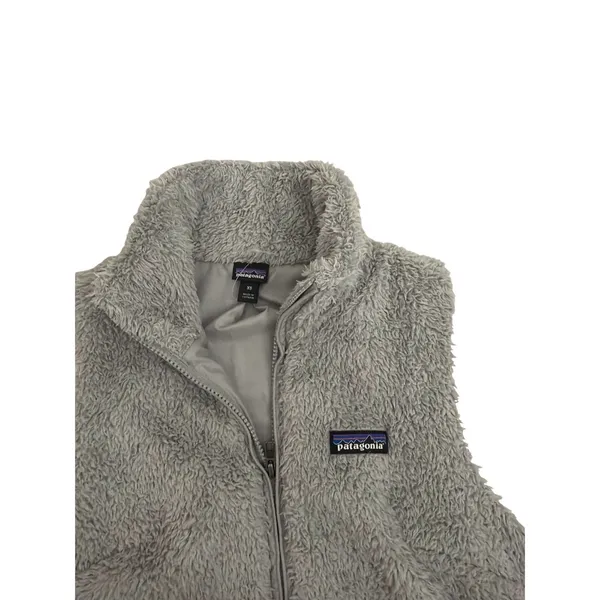 Patagonia Gray Los Gatos Full Zip Water Resist Layering Fleece Vest Women's XS - Image 3