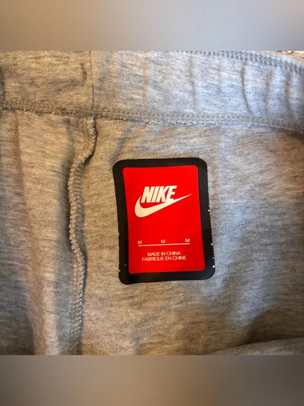 Nike Tech Fleece Joggers Gray Black Zip Pocket Sweatpants Women's M - Image 5