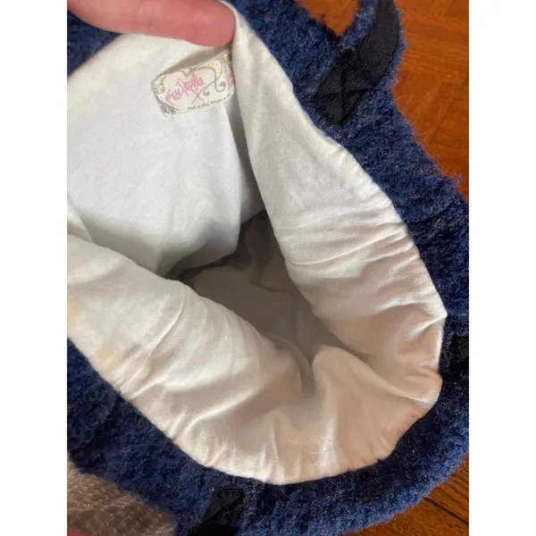 Free People Flower Power tote in denim blue - Image 3