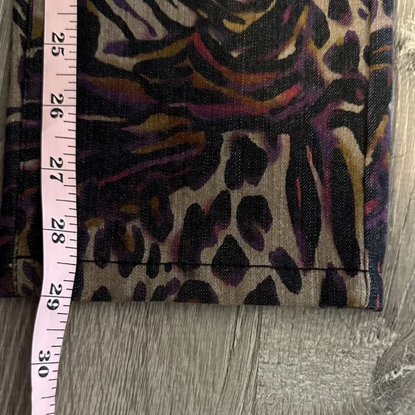 Robert Graham Women’s Deidre Collector‎ Multi Animal-Print Skinny Jeans Pants - Image 7