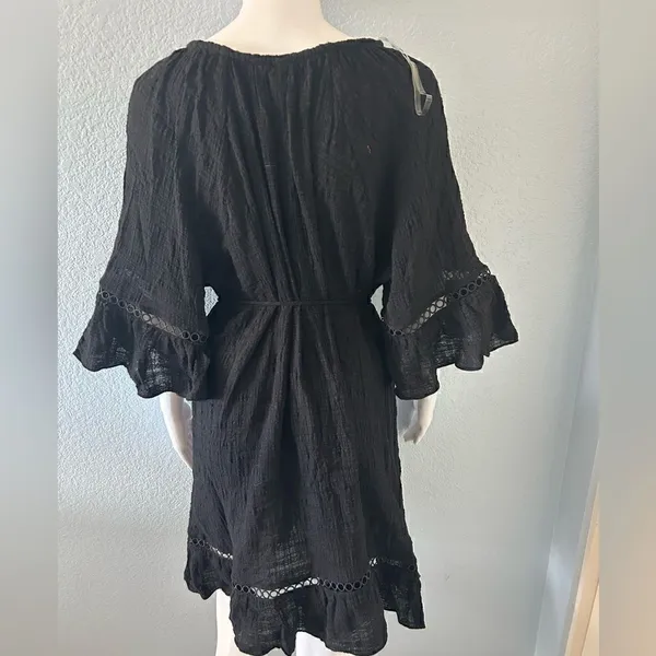 SeaFolly Black Swim Coverup or summer Dress, size small, NWOT - Image 2