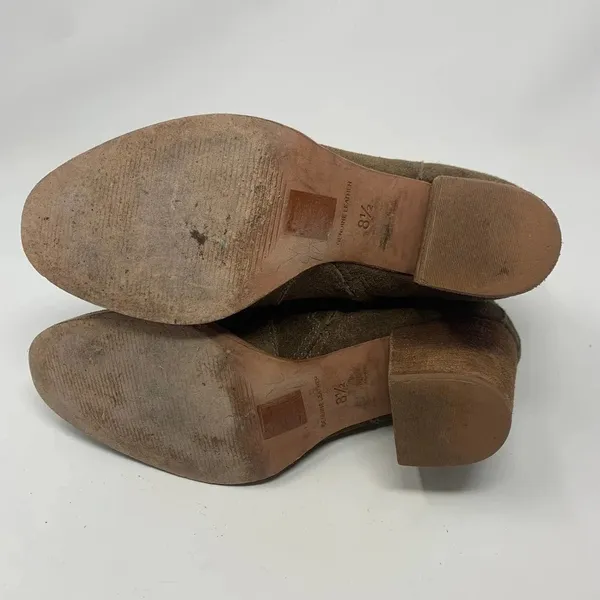 Madewell The Brenner Heel Boot in Tan‎ Suede - Image 10