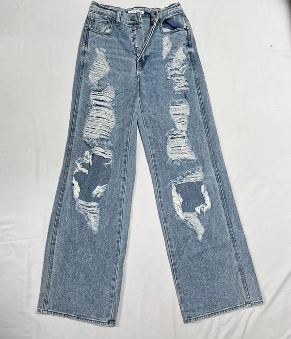 High Waisted Baggy Jeans - Image 2