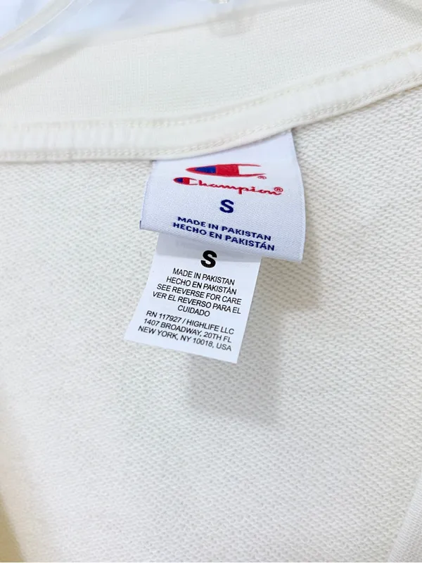 Champion Gameday Deep V Tunic Pullover Unbleached Cotton Size S NWT - Image 7
