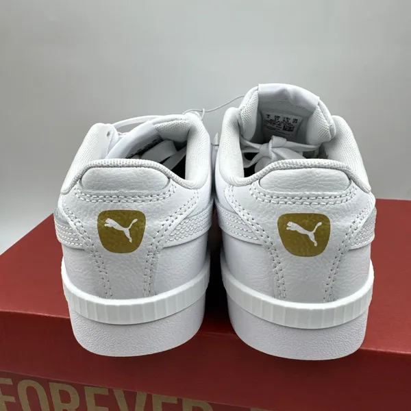 PUMA Court Sneaker, White, Women's Casual Low Top Leather Shoes Size 6.5 New - Image 5