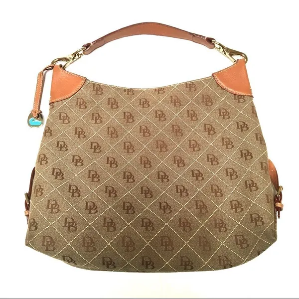Dooney & Bourke large signature shoulder sack‎ - Image 2