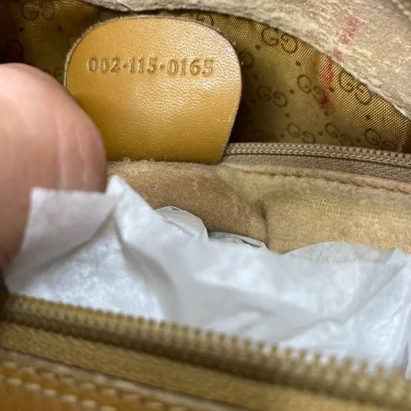 Gucci Boston Bag Monogrammed Vintage Brown Tote - Image 6