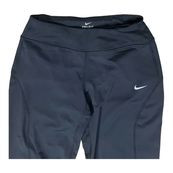 Nike Women Black Yoga Leggings Dri-FIT Fleece Size S Sportswear Athletic Gym - Image 2