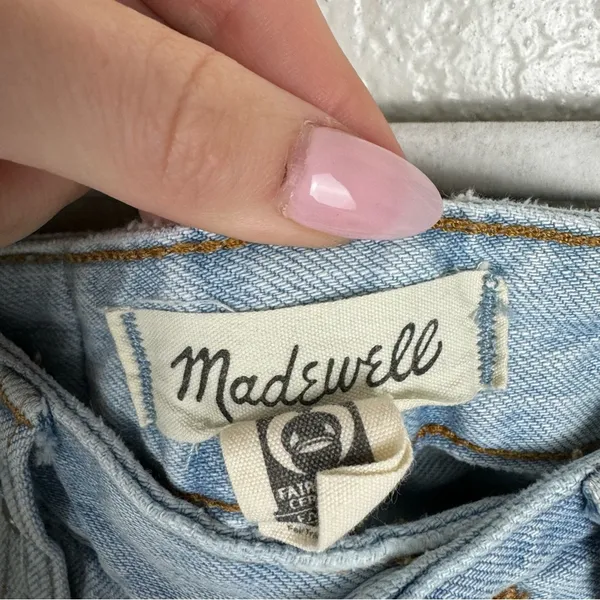 Madewell The Curvy Perfect Vintage Jean in Fitzgerald Wash 100% Cotton Size 23 - Image 4