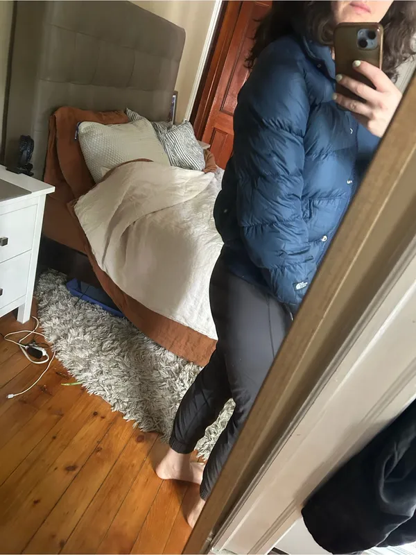 The North Face Puffer Ski Jacket vintage goose down xs blue - Image 13