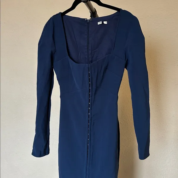 House of CB‎ Corinthia Midnight bodycon maxi dress NWOT size XS navy blue - Image 9