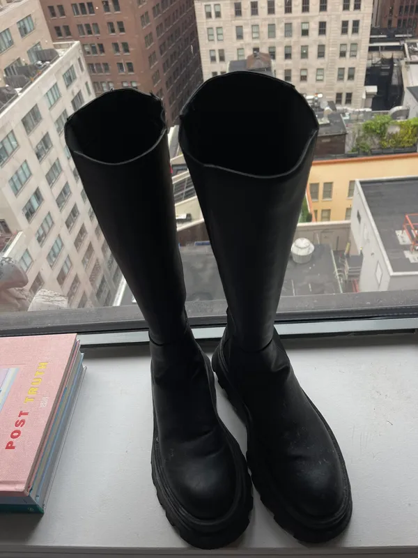 Pull & Bear Black Boots - Image 6