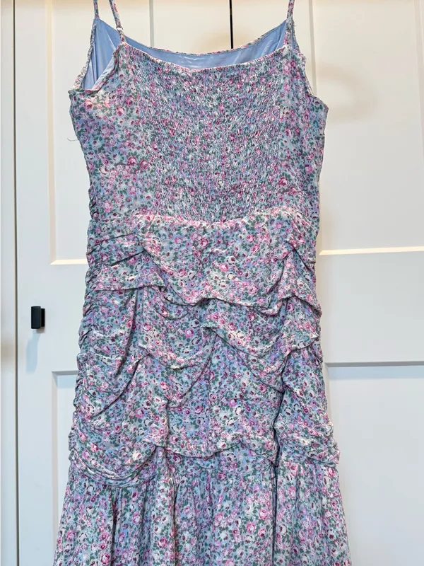 Astr Floral Ruffle Dress - Image 2