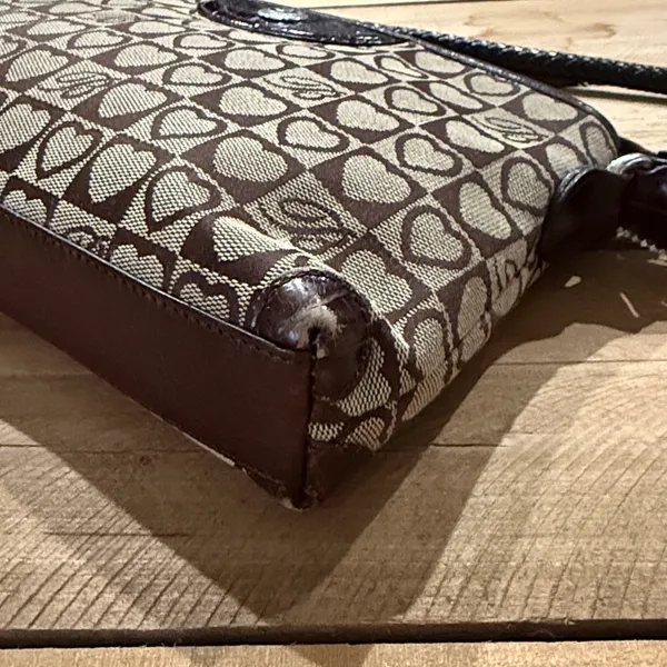 Brighton Jacquard Signature Hearts small‎ shoulder bag B55 - Image 10