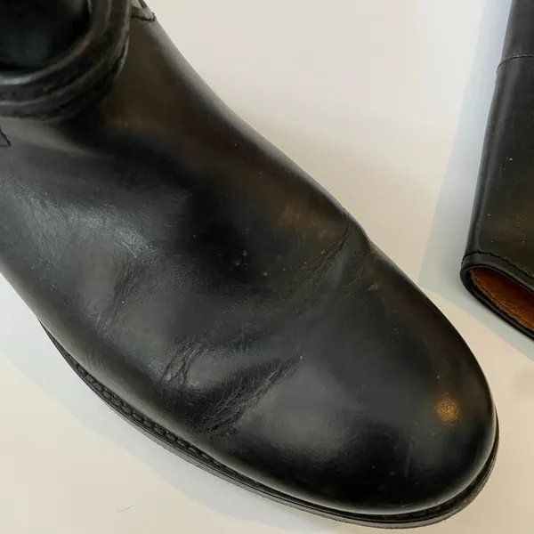 Frye Melissa Seam Harness Boots Black Size 7.5B - Image 4