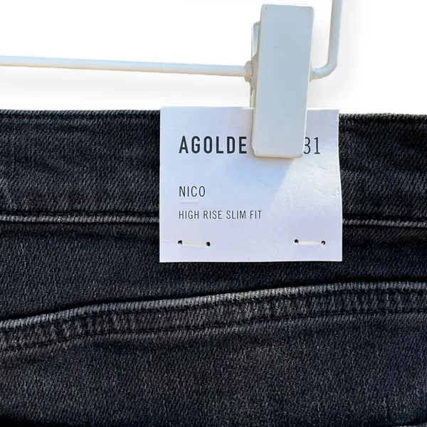 AGOLDE Nico High Rise Slim Fit Jeans - Image 9