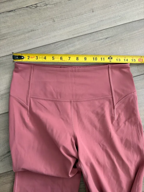 Lululemon Groove Super High Rise Split Hem Flare Yoga Leggings Brier Rose 1 - Image 7