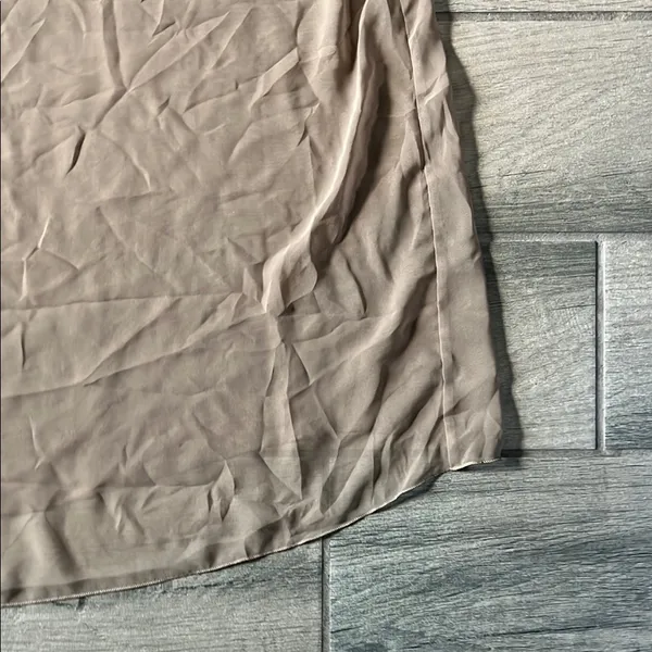 Tan Spaghetti Strap slip Dress Size 10 - Image 2
