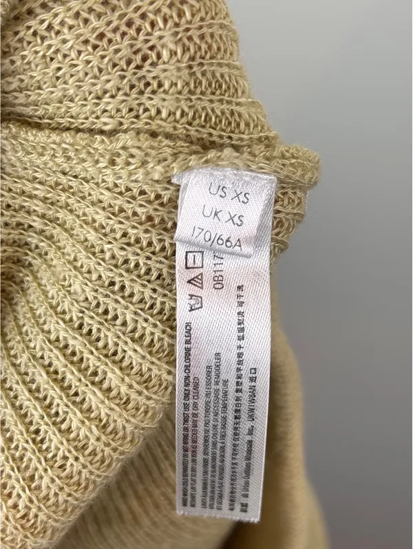 Free People FP Beach Malibu Knit Shorts Beige XS High Rise Coastal Boho - Image 4
